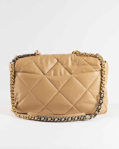 Chanel 19 Jumbo - Beige